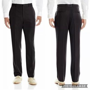 Perry Ellis Classic Stretch Dress Black pants NEW